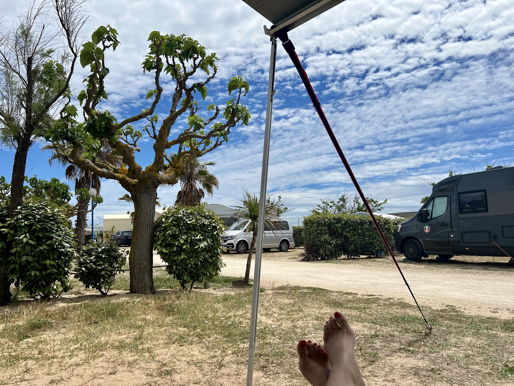 Noch einmal Chillaui am Mittelmeer 🏝️, wenn es nur nicht so Windig 💨 wäre